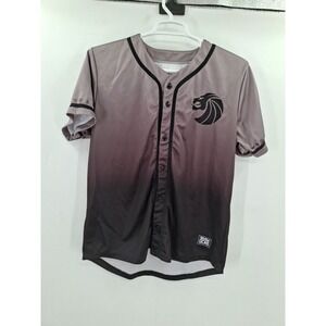 Seven Lions Baseball Jersey Size Large Black Gray 2019